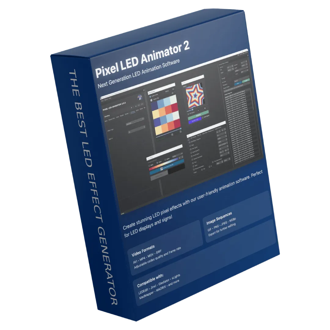 Pixel LED Animator Software Box