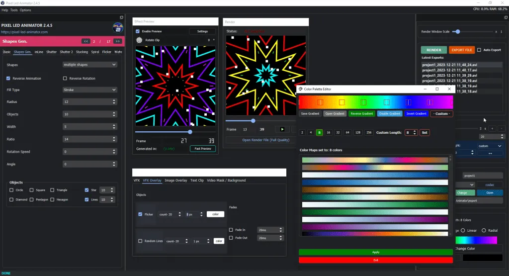 Pixel LED Animator 2.4.5 UPDATE