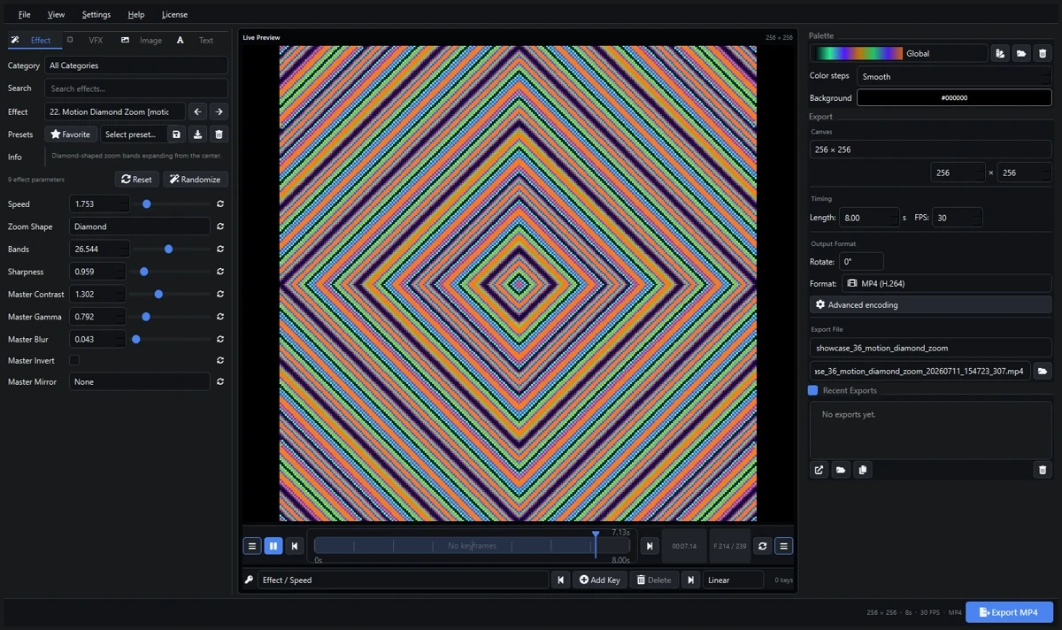 Diamond zoom