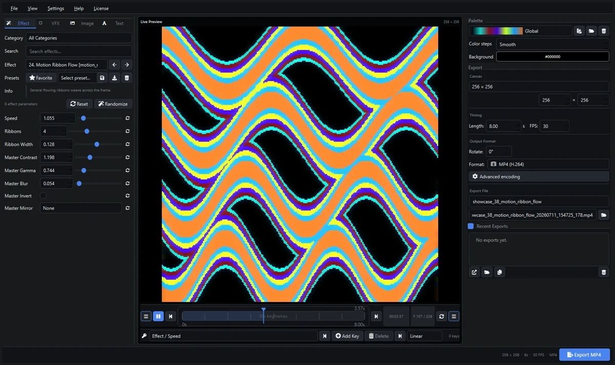 Ribbon flow