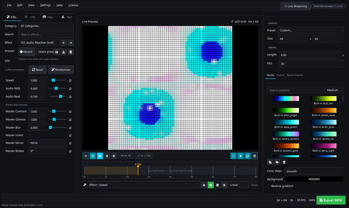 Pixel LED Animator 2.7.0 - New UI and Features