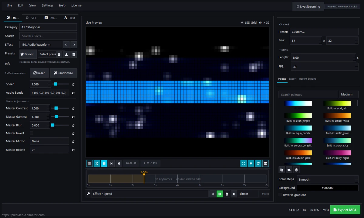 Unleash Creativity with Pixel LED Animator 2.4.5: New Effects, Enhanced Features & More!
