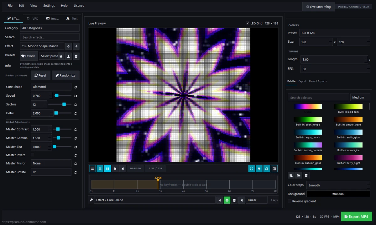 Create Stunning LED Animations with Pixel Led Animator 2.2.3 Update